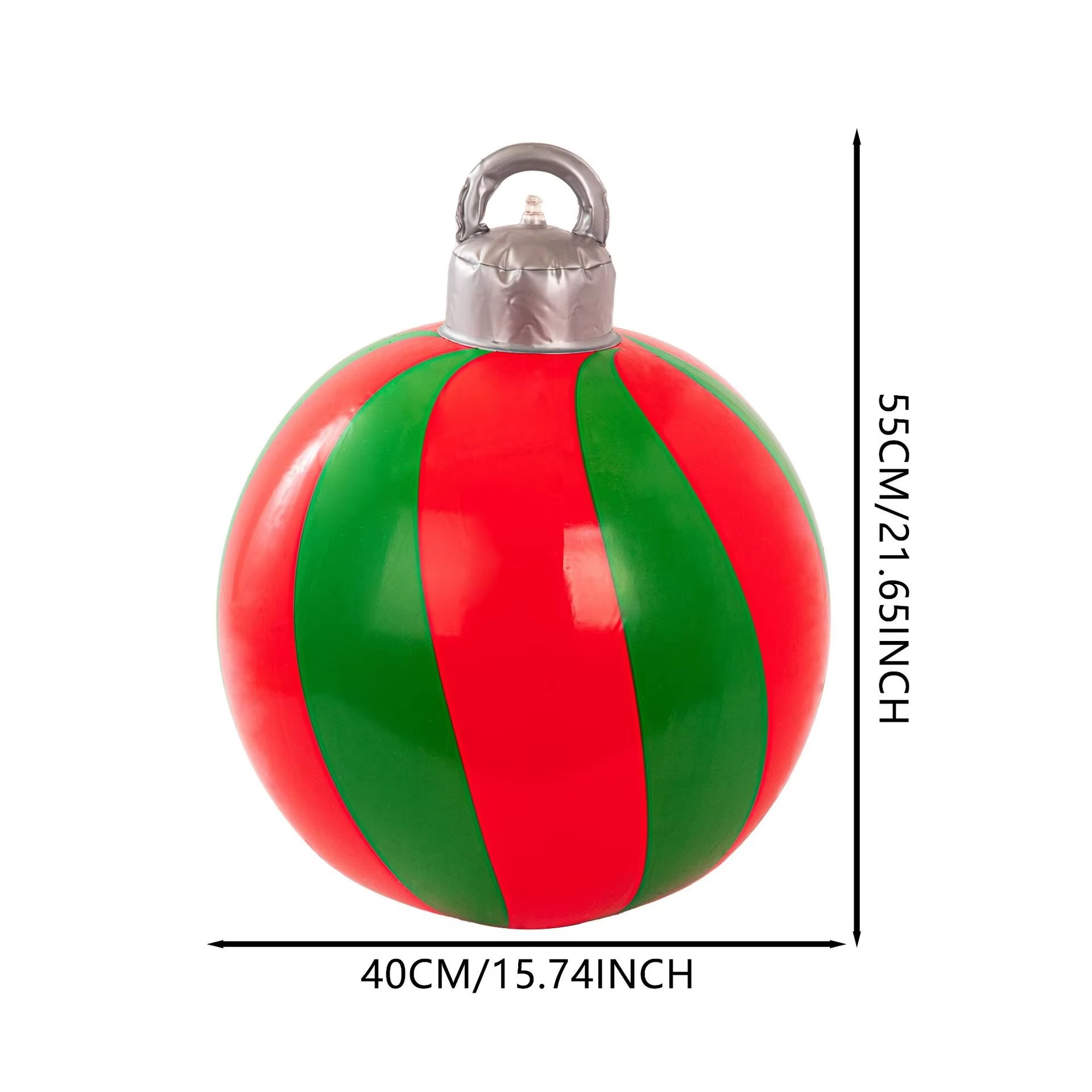 Outdoor Christmas Decoration Ball, PVC Inflatable Christmas Balloon, Christmas Party Atmosphere Balls, Santa Claus Elk Balloons