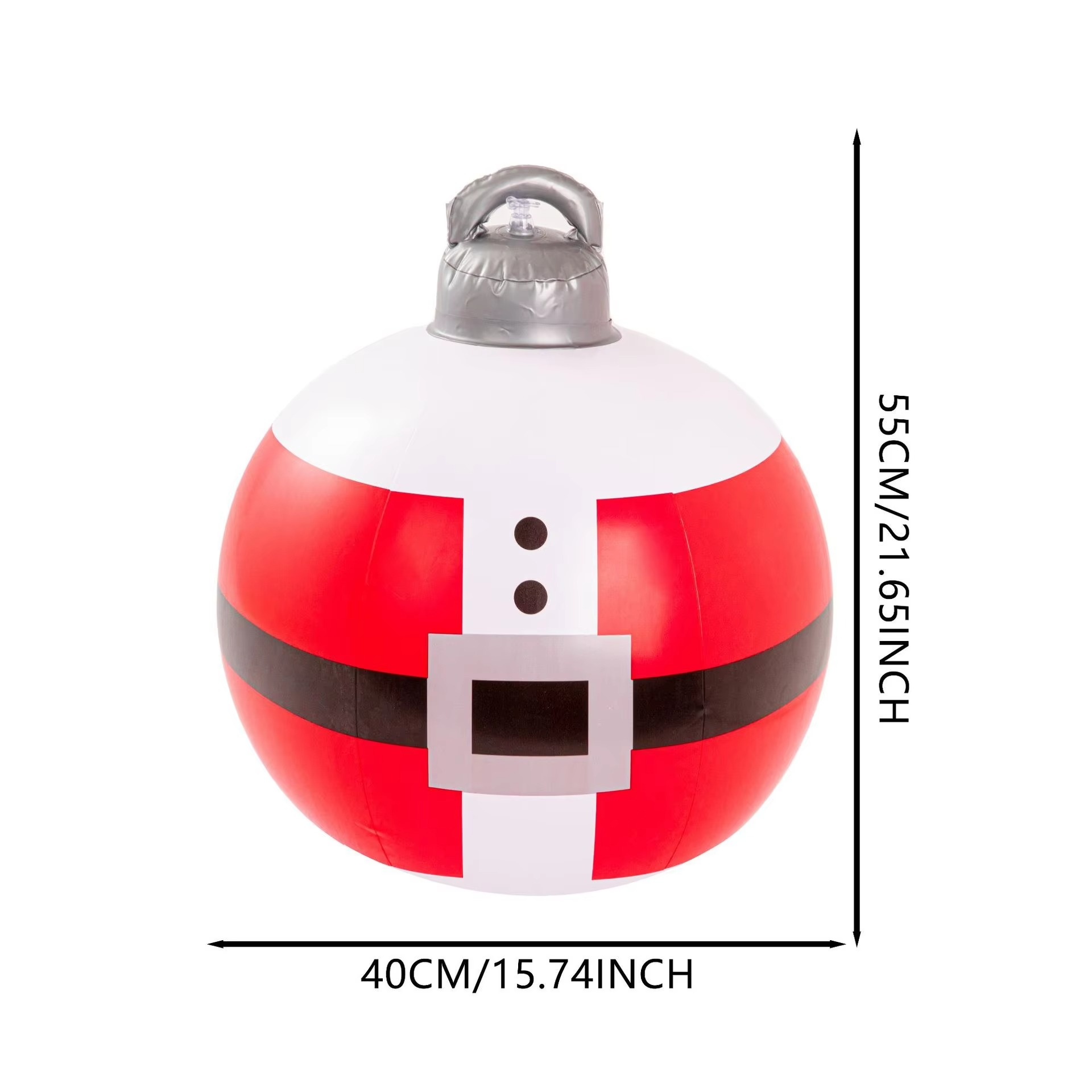 Outdoor Christmas Decoration Ball, PVC Inflatable Christmas Balloon, Christmas Party Atmosphere Balls, Santa Claus Elk Balloons
