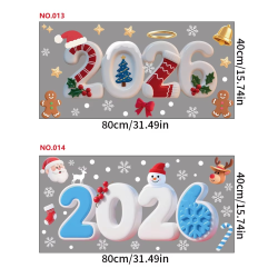 Christmas Window Decor Stickers Glass Window Stickers Festive Christmas Window Clings Decorative Stickers for kids Glass Decor