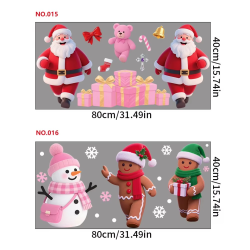 Christmas Window Decor Stickers Glass Window Stickers Festive Christmas Window Clings Decorative Stickers for kids Glass Decor