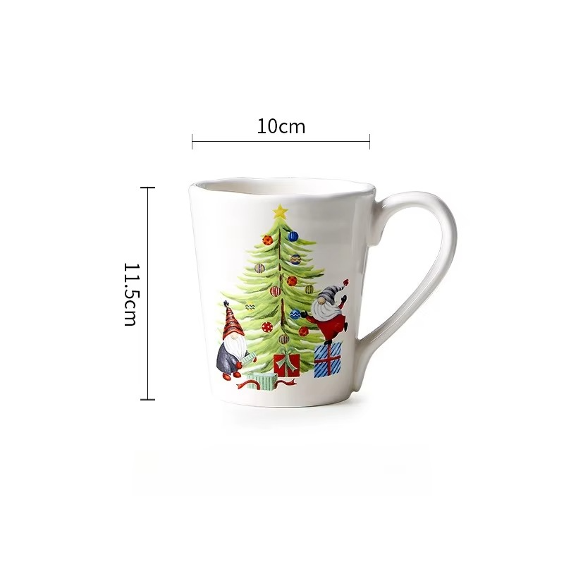 Goblin Christmas Tree Mug Office Study Bedroom Ceramic Water Cup