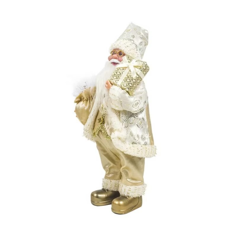 1PC Decor New-Year Goods Santa Claus Christmas Doll Home Decoration Merry Christmas Kids Gift