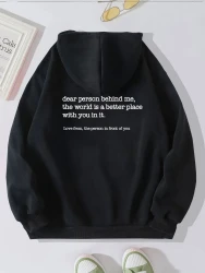Dear Person Behind Me" Women's Plush Sweater