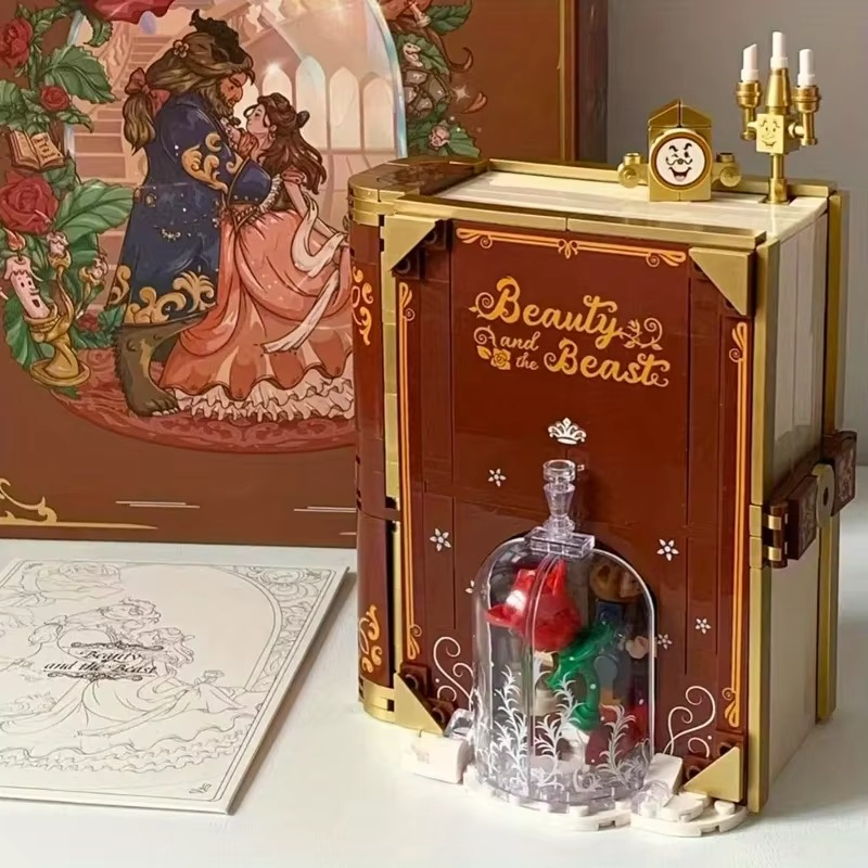 Get Your Beauty and the Beast Building Block Sets: A Perfect Gift for Christmas DIY Bricks Toys Creative Ornaments!