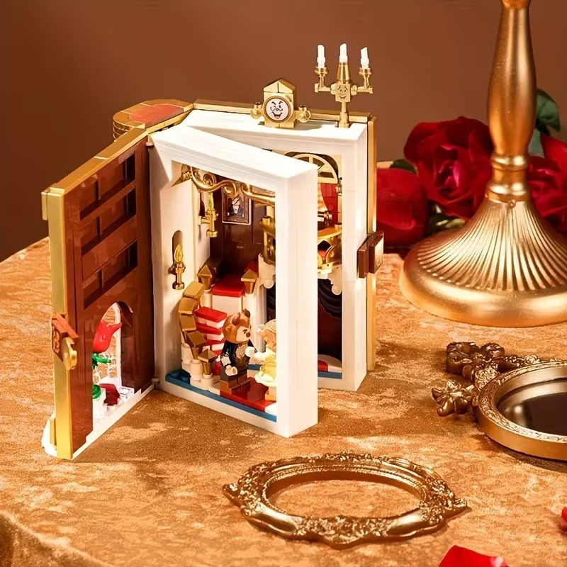 Get Your Beauty and the Beast Building Block Sets: A Perfect Gift for Christmas DIY Bricks Toys Creative Ornaments!
