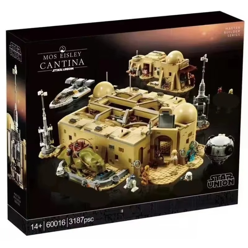 IN STOCK 60016 Mos Eisley Cantina Compatible 75290 Building Blocks Bricks 3187PCS Toys Birthday Christmas Gifts