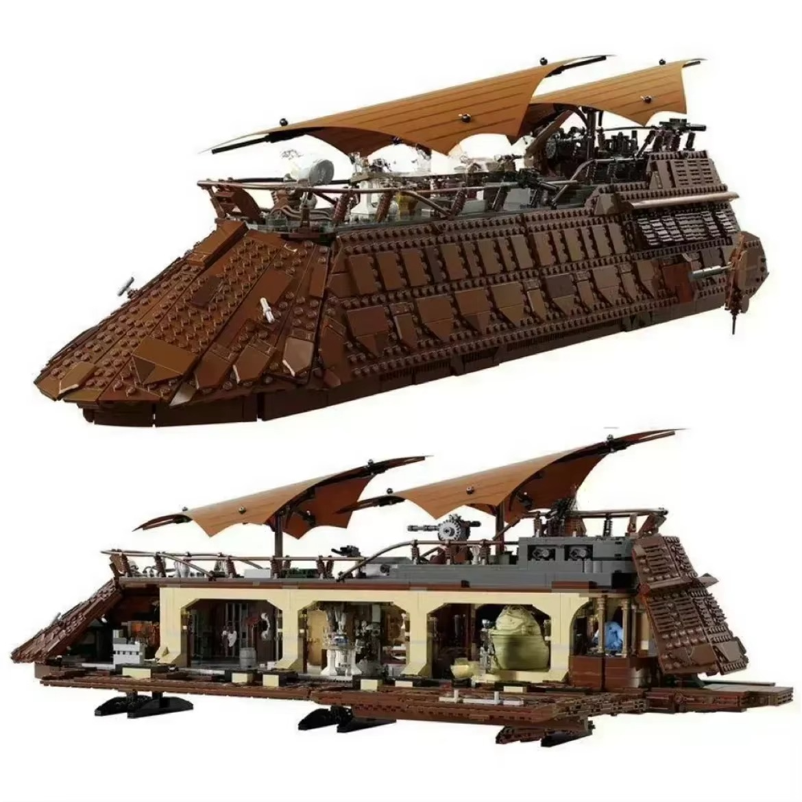 Vintage Sail Barge Building Blocks 75397 Classic Ship Model Kit, Collectible DIY Toy for Adults & Kids (Christmas Birthday Gift)