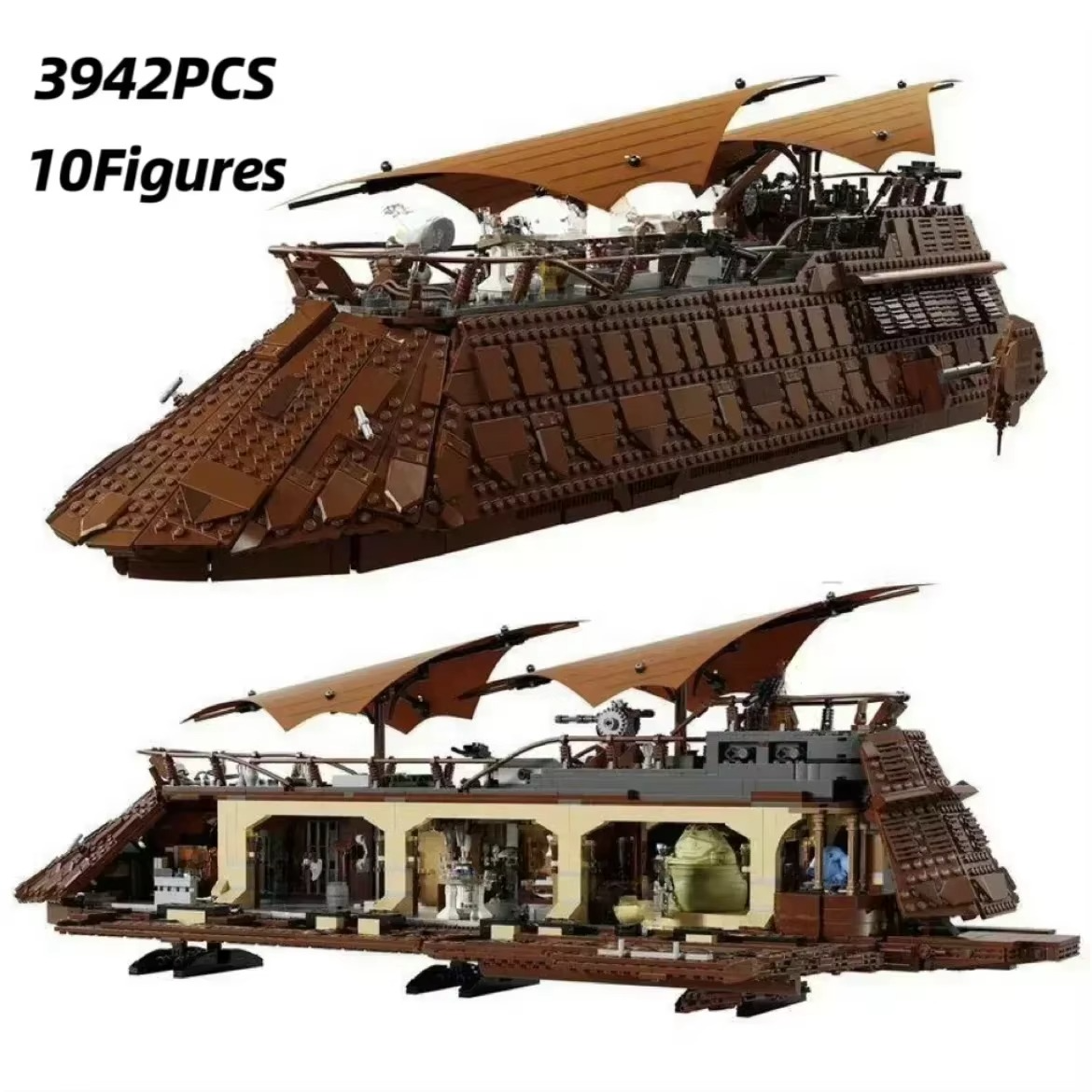 Vintage Sail Barge Building Blocks 75397 Classic Ship Model Kit, Collectible DIY Toy for Adults & Kids (Christmas Birthday Gift)