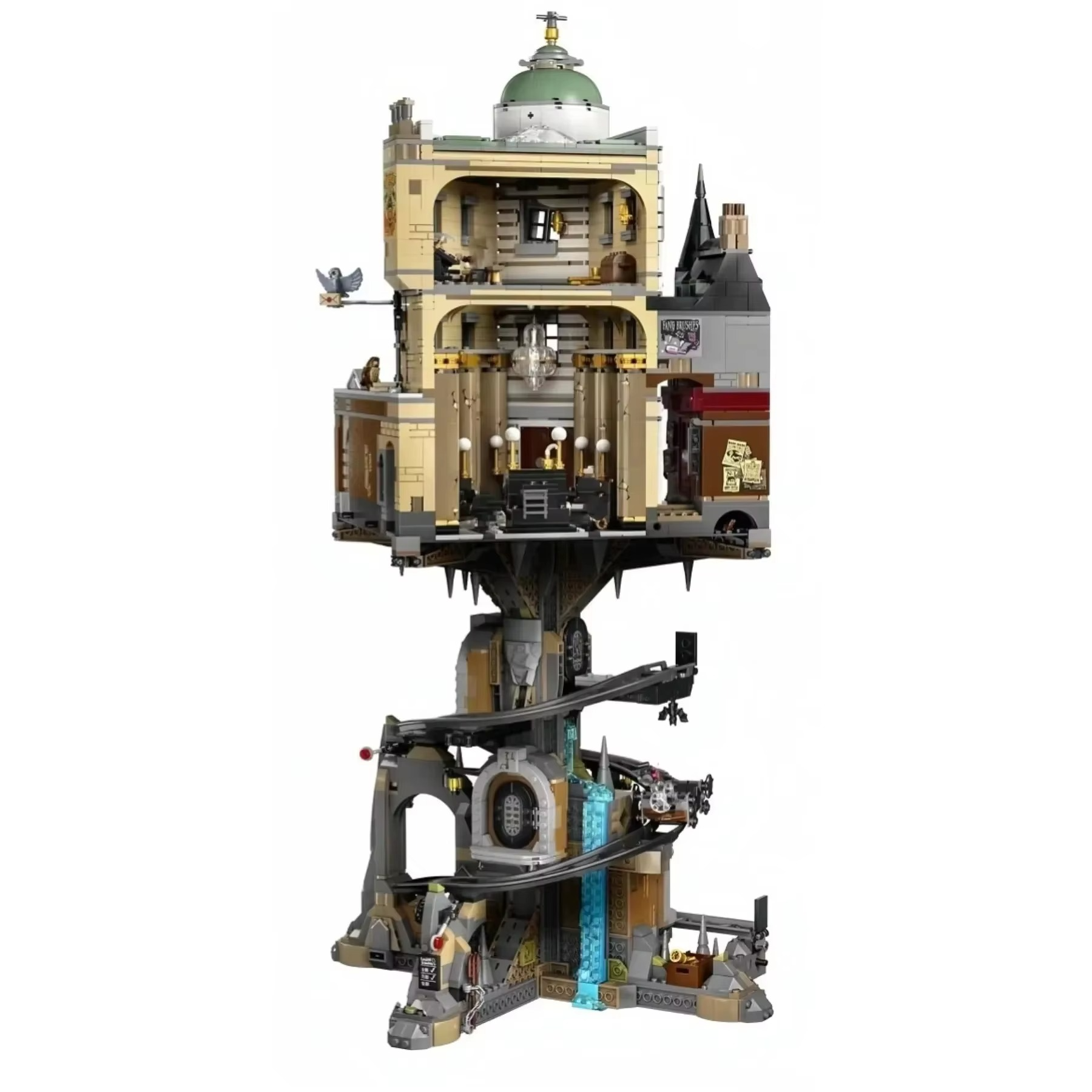 legolck 4803pcsClassic Bank Street View Model Kit Moc Model Building Kits Construction Block Blocks Toys For Kids Christmas Gift