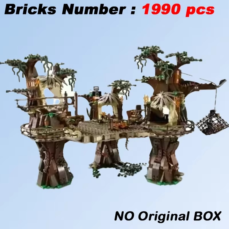 Galaxy MOC Space Ewok Village Building Blocks for Adults Bricks Toys for Children Construct Birthday Christmas Gifts for Kids