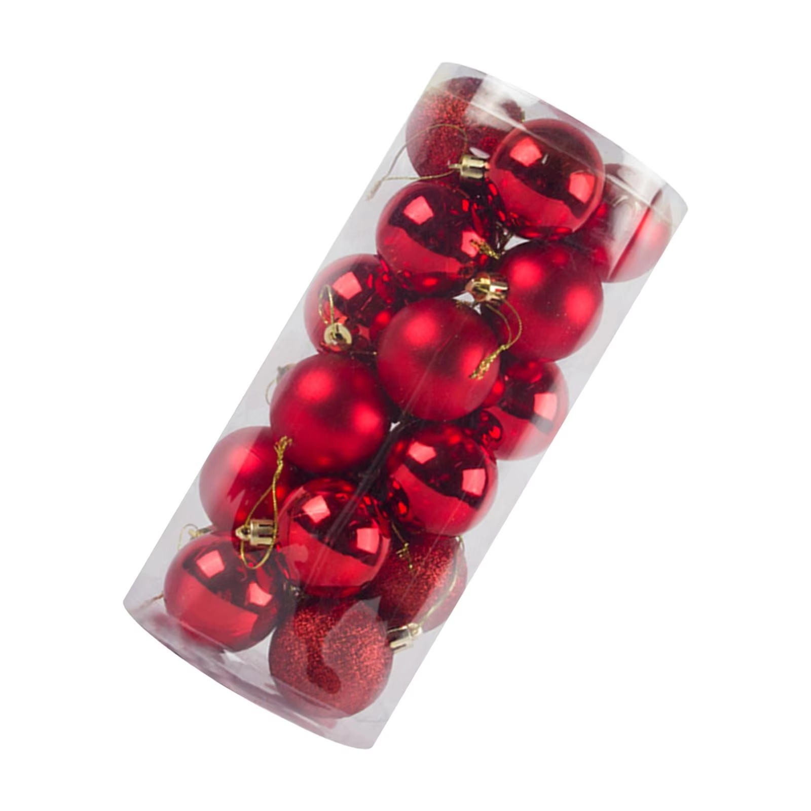 24Pcs Christmas Balls Ornaments Decorative Shatterproof Pendant Drops for Christmas Tree Holiday Xmas Tree Holidays Birthdays
