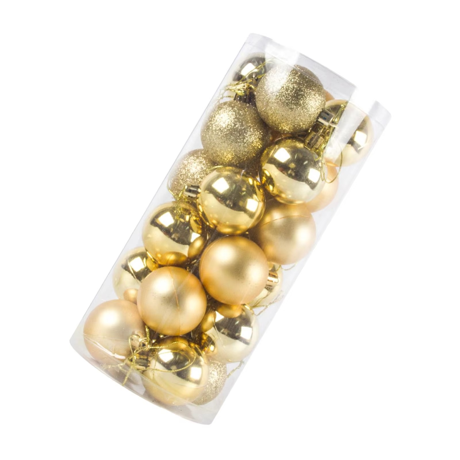 24Pcs Christmas Balls Ornaments Decorative Shatterproof Pendant Drops for Christmas Tree Holiday Xmas Tree Holidays Birthdays