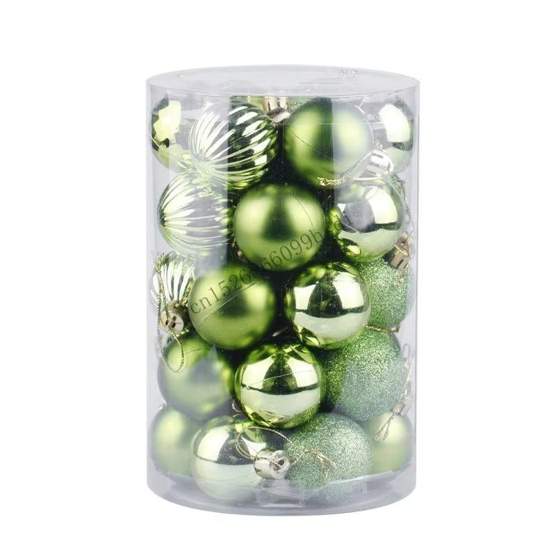 11UA 34 pcs Shatterproof Christmas Ornaments for Holidays Indoor Outdoor Party Decor