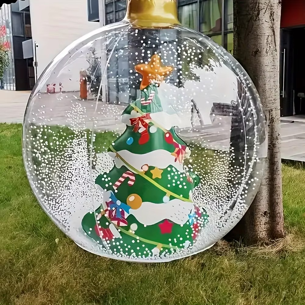 Inflatable Christmas Decoration Ball, PVC Christmas Inflatable Ball Popular Christmas Decoration Suitable for Indoor And Outdoor