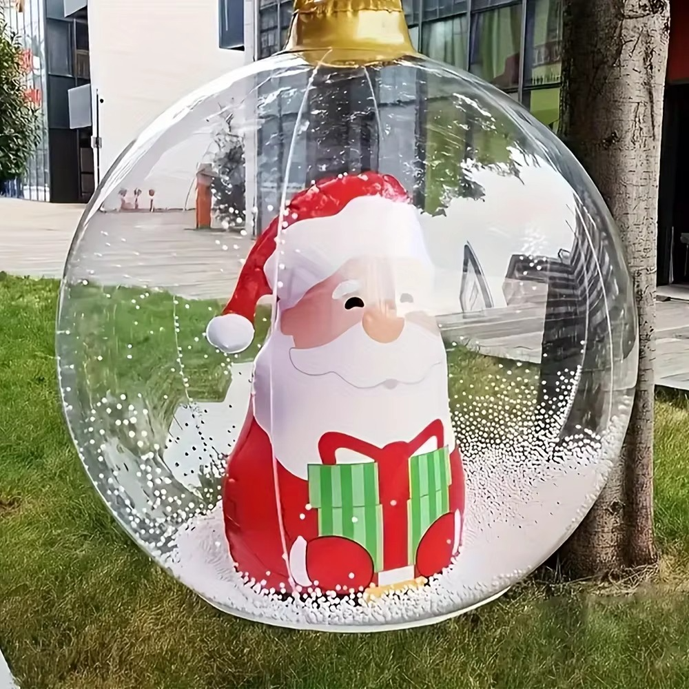 Inflatable Christmas Decoration Ball, PVC Christmas Inflatable Ball Popular Christmas Decoration Suitable for Indoor And Outdoor