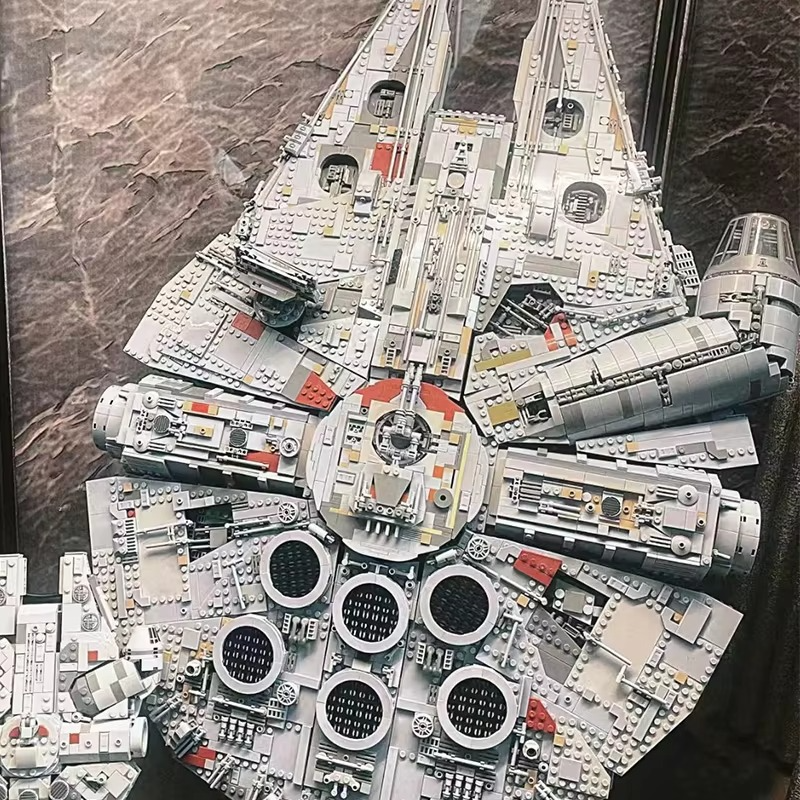 UCS The Large Millennium Ship Falcon Building Blocks Bricks MOC Toys Adults Kids Birthday Christmas Gifts