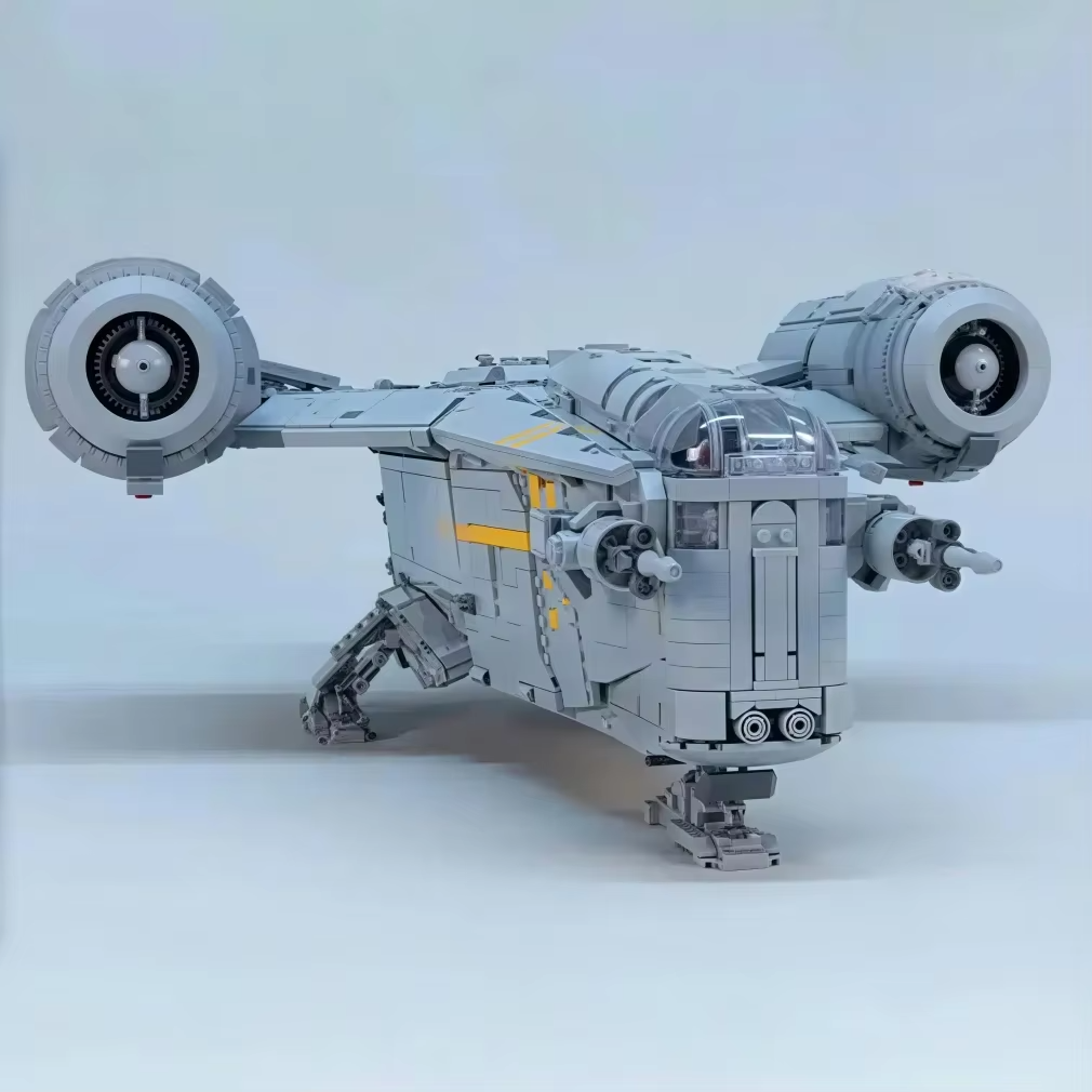 Large 6187pcs Spacecraft Model Star Mandalorian Razor Crest Spaceship 75331 Home Decoration Toys For Birthday Christmas Gifts
