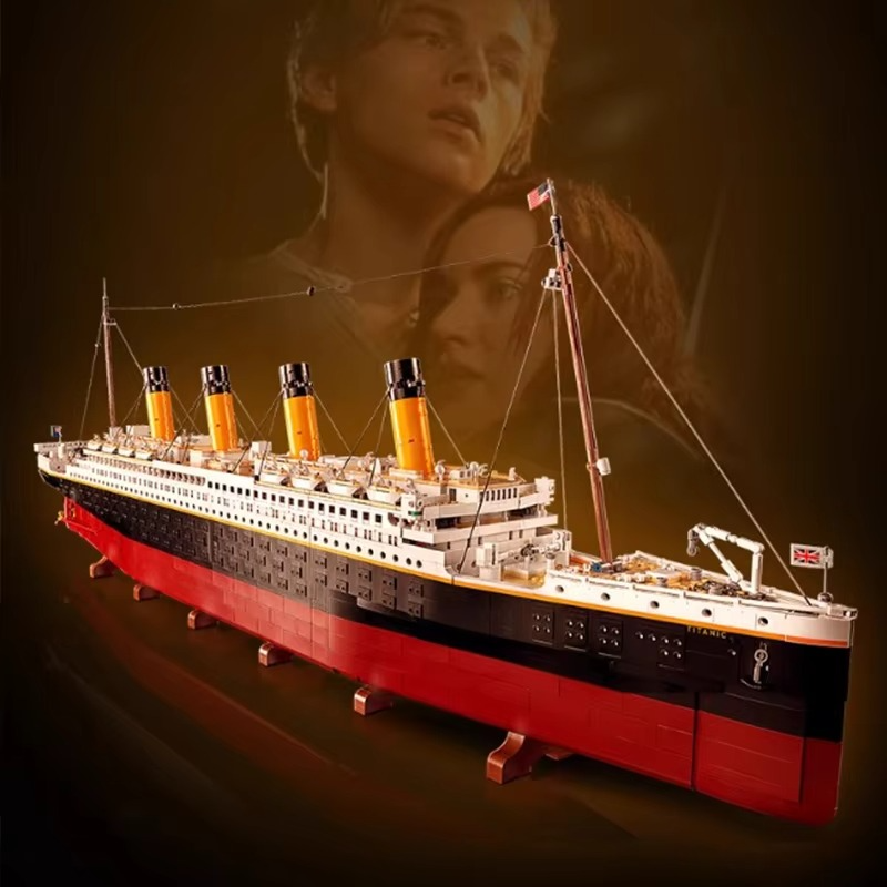Compatible 10294 Titanic Building Blocks MOC Display Model Bricks Cruise Boat Steamship Aldult Toy Christmas Gifts 9090pcs