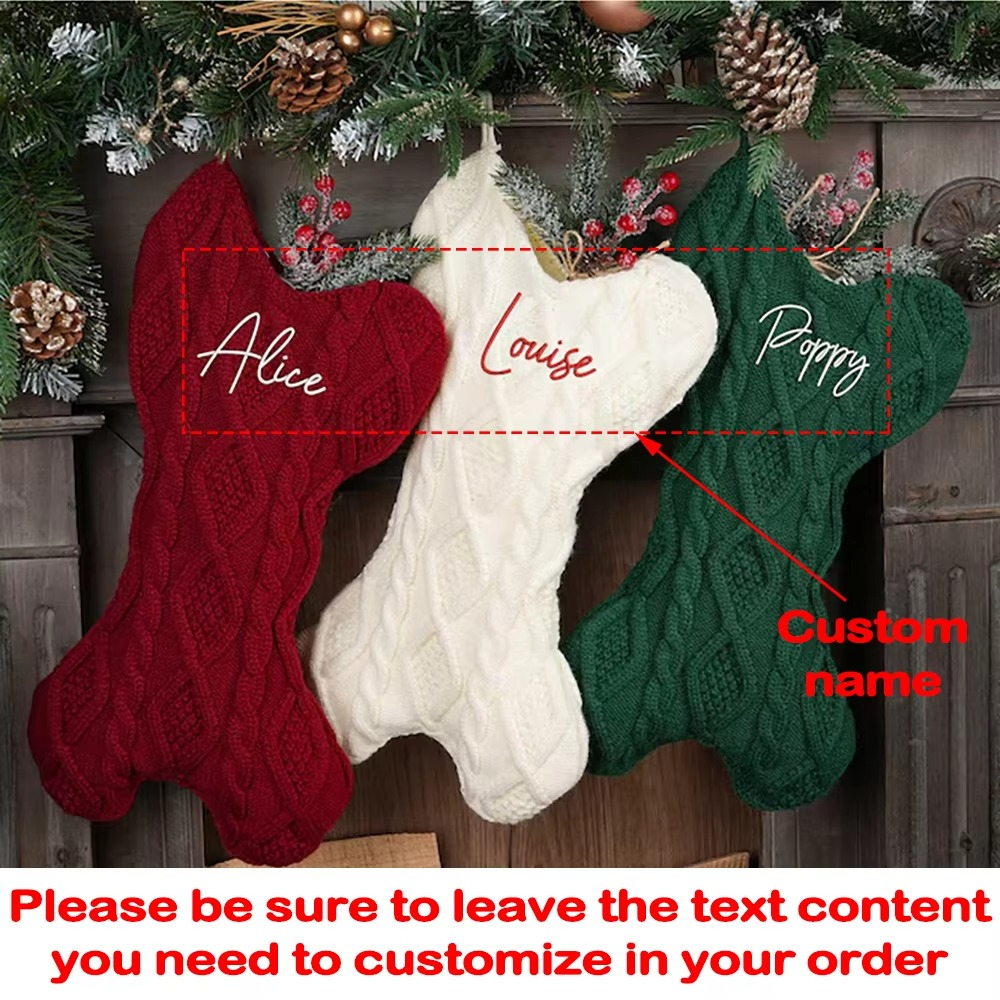Personalized Christmas Cute Gingerbread Man Drawstring Gift Bag Santa Sack Christmas Eve Keepsake New Year Gift Home Decoration