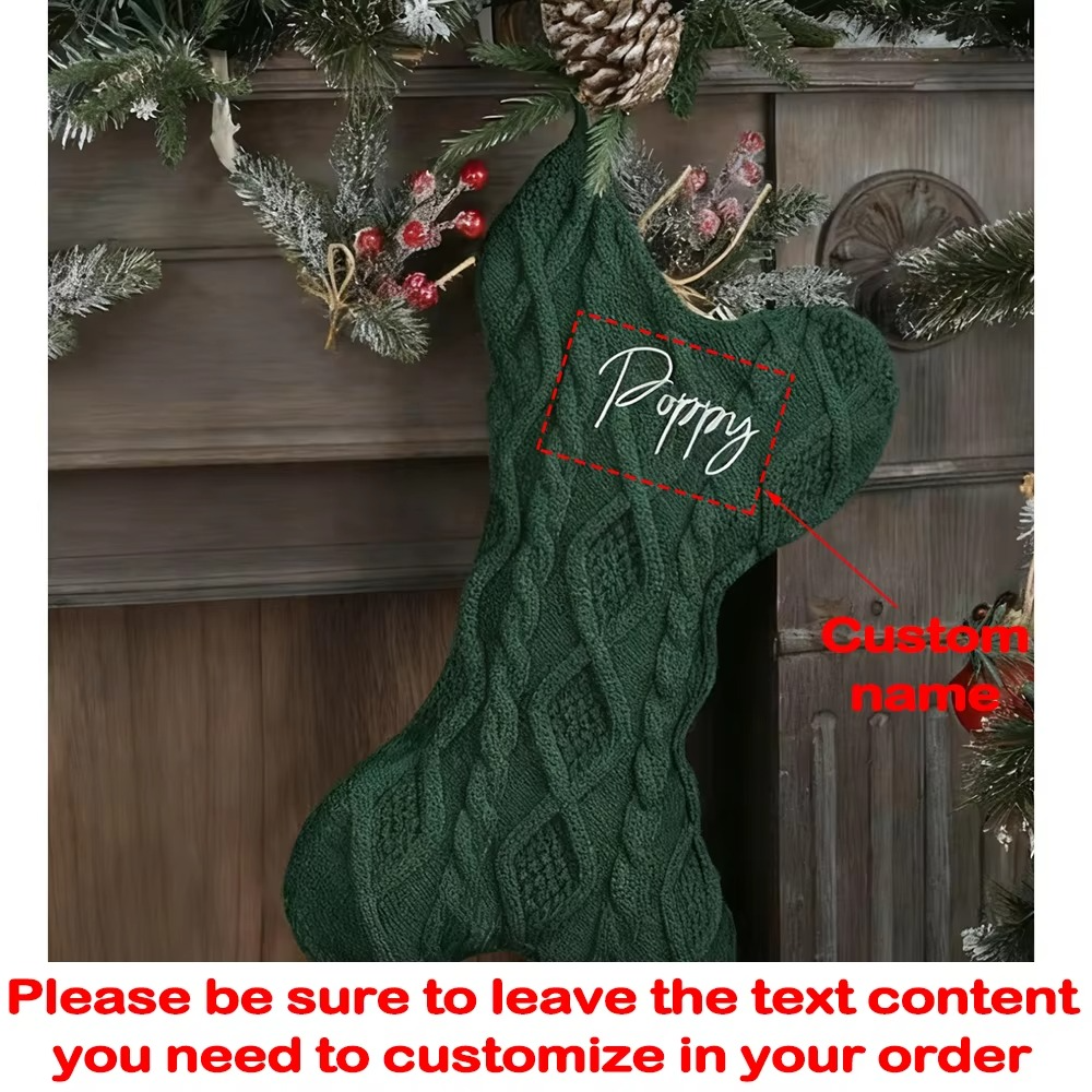 Personalized Christmas Cute Gingerbread Man Drawstring Gift Bag Santa Sack Christmas Eve Keepsake New Year Gift Home Decoration