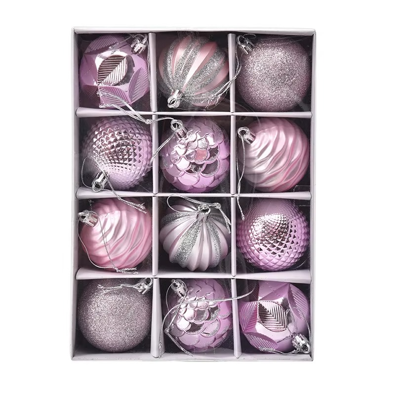 12pcs 6cm Chritmas Balls Decoration Xmas Tree Hanging Ornaments Christmas Party Decoratoin Home 2025 Navidad New Year Gifts 2026