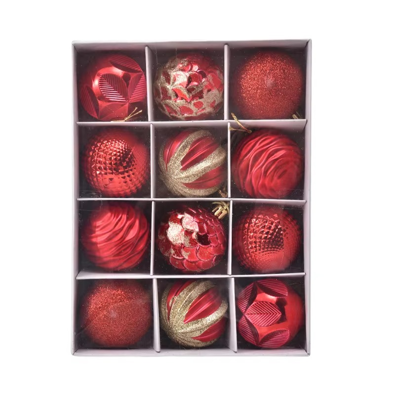 12pcs 6cm Chritmas Balls Decoration Xmas Tree Hanging Ornaments Christmas Party Decoratoin Home 2025 Navidad New Year Gifts 2026