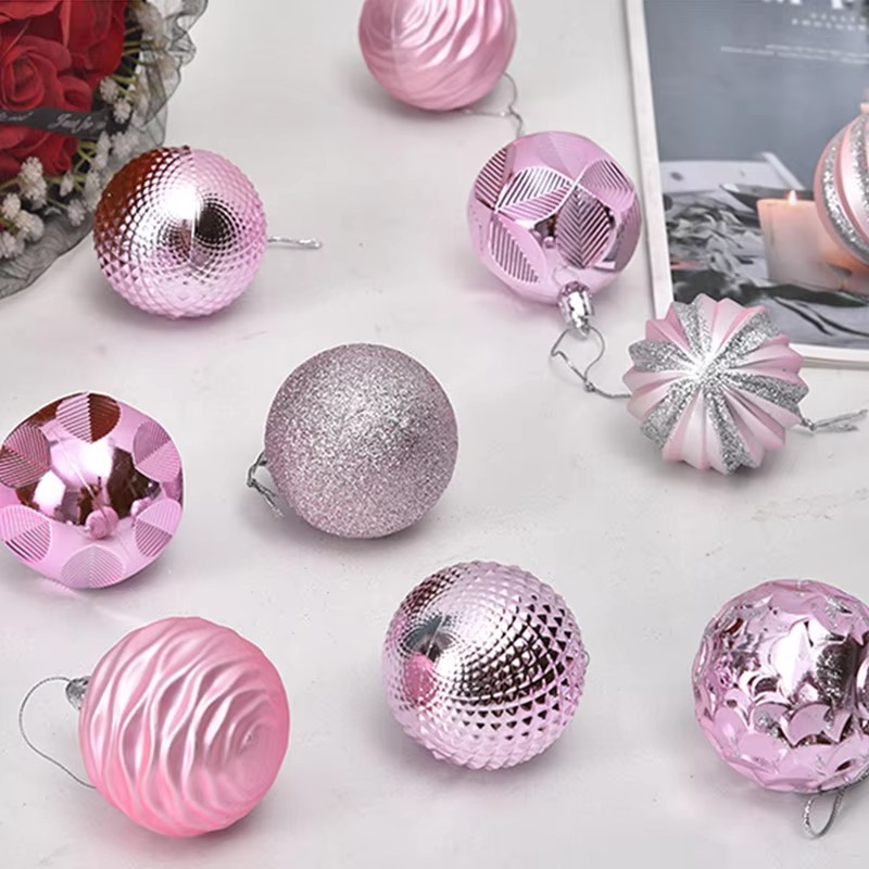 12pcs 6cm Chritmas Balls Decoration Xmas Tree Hanging Ornaments Christmas Party Decoratoin Home 2025 Navidad New Year Gifts 2026