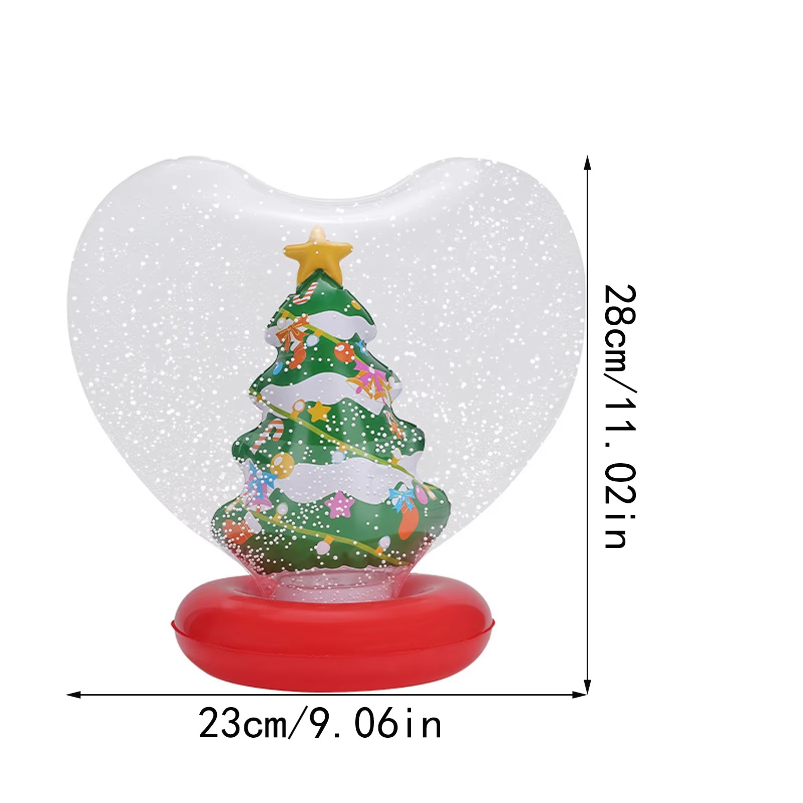 Inflatable Christmas Decoration Ball Light Up PVC Inflatable Christmas Ball Outdoor Garden Courtyard Inflatable Christmas Balls