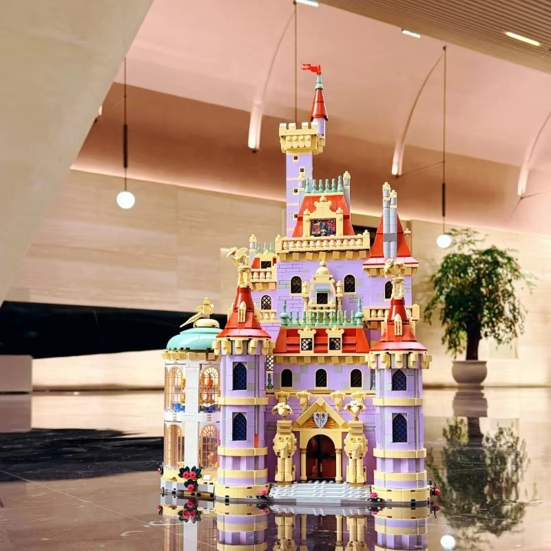 Princess Castle Romantic 43263 Modular Building Blocks Sets Compatible With Legoed Particles Suitable For Christmas Gifts