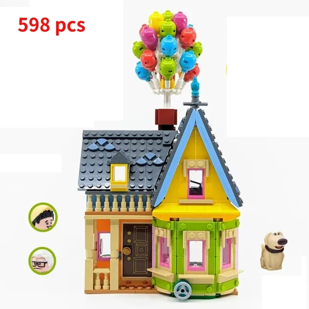 LEG0 Up House Building Blocks Movie Travels Of Flying House Construction Model Kit Toys For Boys Birthday Gifts Decoration