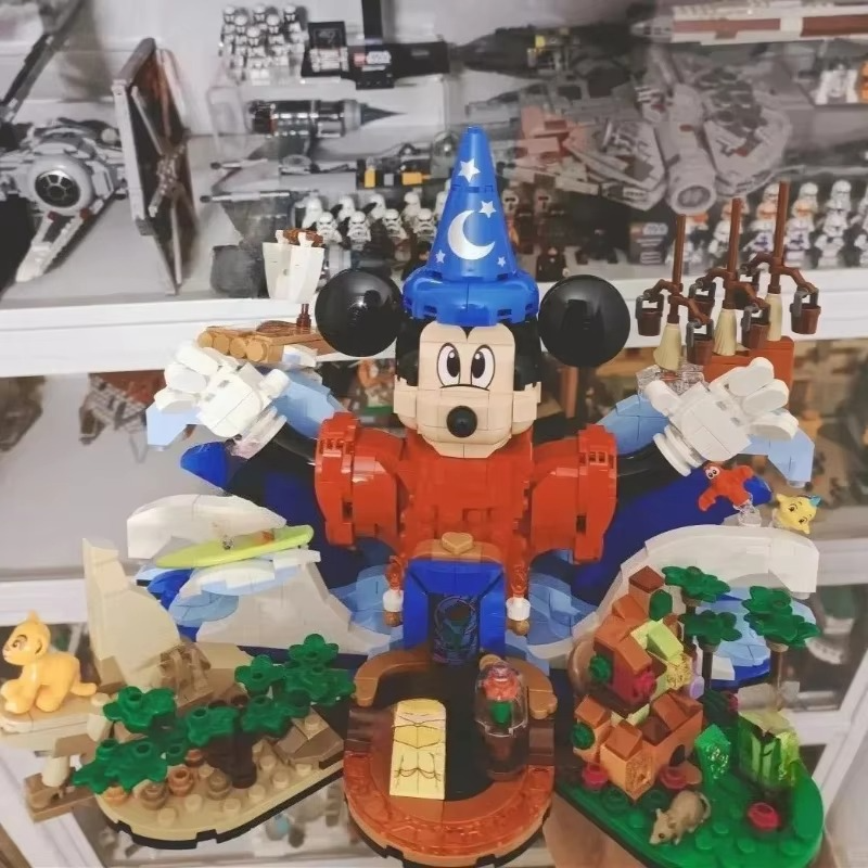 Miniso Disney MOC 21352 Magic World Clubhouse of Building Blocks Bircks Movie Toys for Adults Children Birthday Christmas Gifts