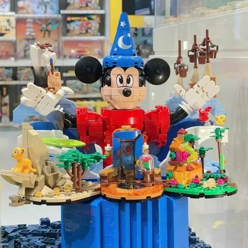 Miniso Disney MOC 21352 Magic World Clubhouse of Building Blocks Bircks Movie Toys for Adults Children Birthday Christmas Gifts