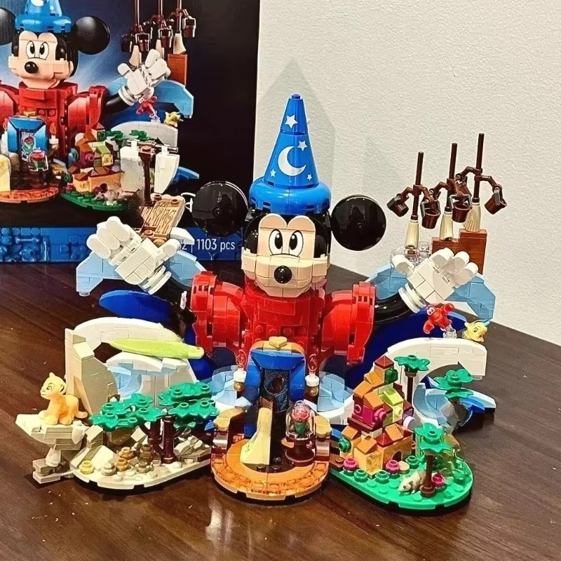 Miniso Disney MOC 21352 Magic World Clubhouse of Building Blocks Bircks Movie Toys for Adults Children Birthday Christmas Gifts