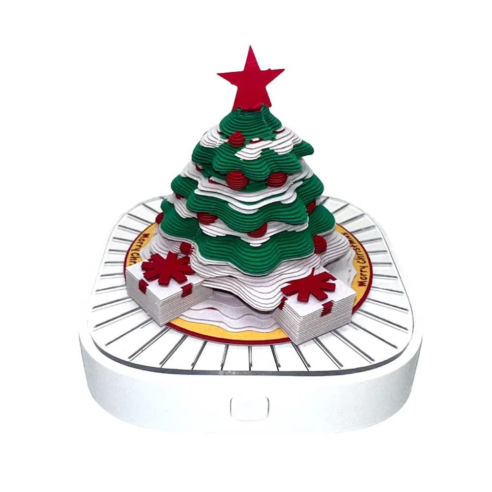 Christmas Decoration Ornaments Christmas Tree 3D Memo Pad Birthday Gifts Notepad Calendar 2026 For Kids New Year Home Decor