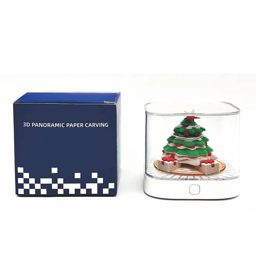 Christmas Decoration Ornaments Christmas Tree 3D Memo Pad Birthday Gifts Notepad Calendar 2026 For Kids New Year Home Decor