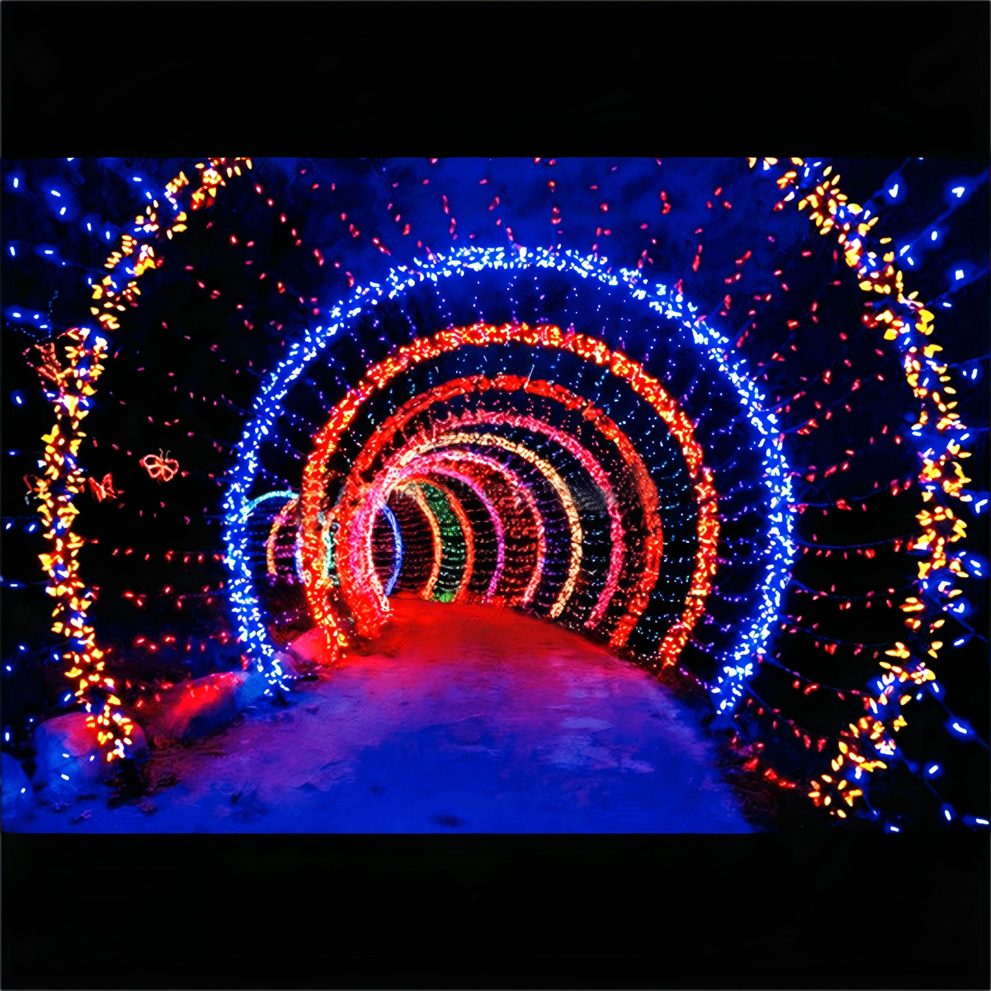 IP65 High Brightness 3D Motif LED Lighting Waterproof Christmas Arch Light for Home Decorations Landscape Celebrations Halloween