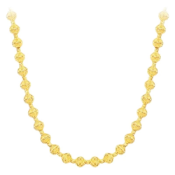 Cat's Eye Necklace for Women, 24K Gold, AU999 | Gold chain with glowing cat's eye stone, mysterious elegance for everyday wear.