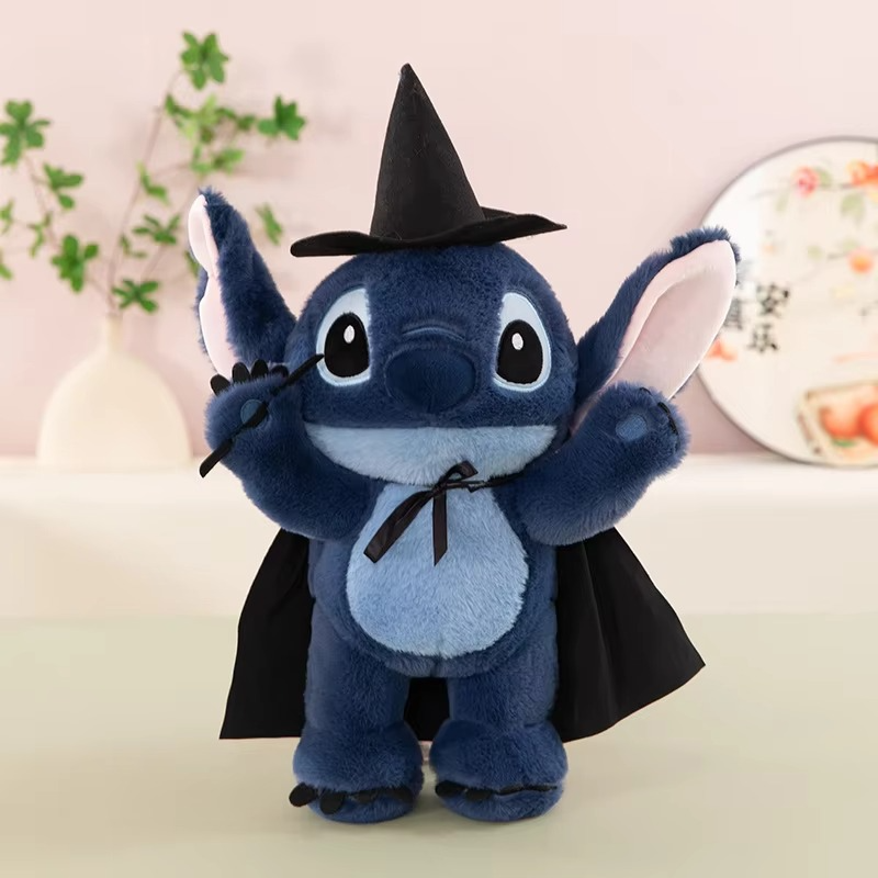 40CM Lilo and Stitch Xmas Disney Plush Toys Cartoon Anime Stuffed Kawaii Halloween Soft Stich Doll Plushie Kids Birthday Gifts