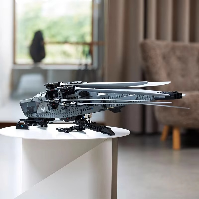 MOC 1369PCS Inventor Dune Atreides Royal Ornithopter Helicopter Building Blocks Construction Bricks Set Toy Children Party Gifs