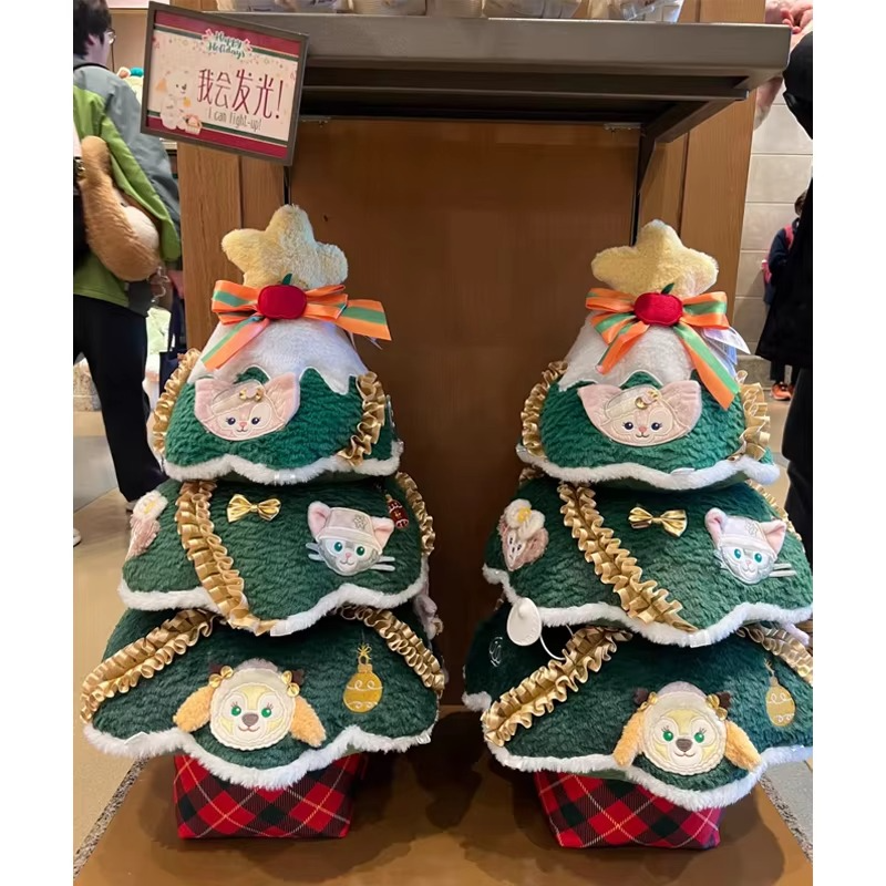Disney Christmas Decoration Tree Ornament Winter Christmas Glow Lina Belle Ornament Gift Doll Furniture Decoration