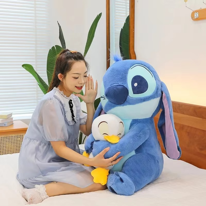 2025 30CM Kawaii Stitched Anime Dolls Cute Cartoon Sofa Pillow Appease Toy Fashion Bedroom Decoration Christmas Gift For Friends