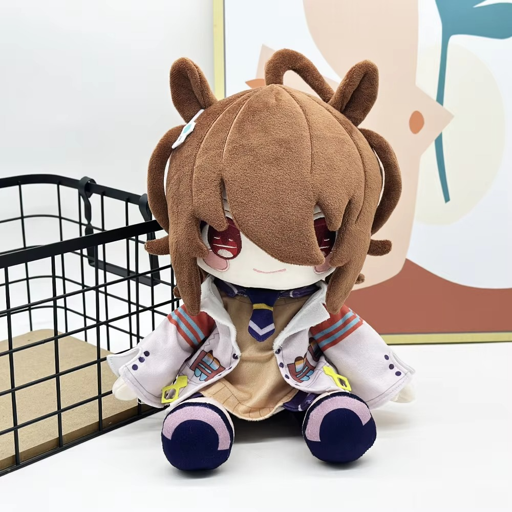 30CM Anime Pretty Derby Agnes Tachyon Plush Doll Cartoon Girl Plushie Stuffed Toy Room Decor Pillows for Kids Birthday Xmas Gift