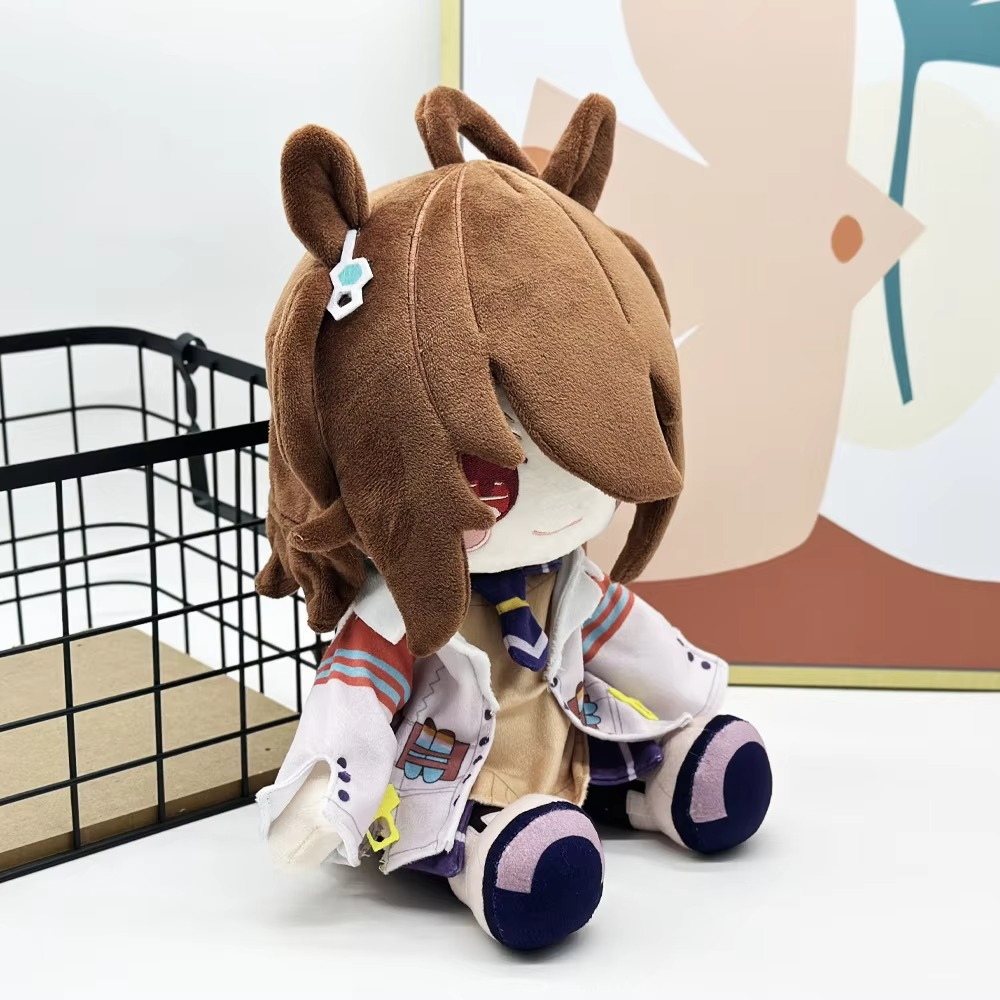 30CM Anime Pretty Derby Agnes Tachyon Plush Doll Cartoon Girl Plushie Stuffed Toy Room Decor Pillows for Kids Birthday Xmas Gift
