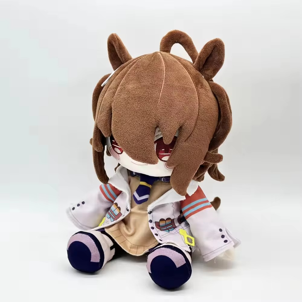 30CM Anime Pretty Derby Agnes Tachyon Plush Doll Cartoon Girl Plushie Stuffed Toy Room Decor Pillows for Kids Birthday Xmas Gift
