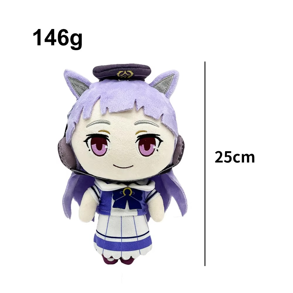 30CM Anime Pretty Derby Agnes Tachyon Plush Doll Cartoon Girl Plushie Stuffed Toy Room Decor Pillows for Kids Birthday Xmas Gift