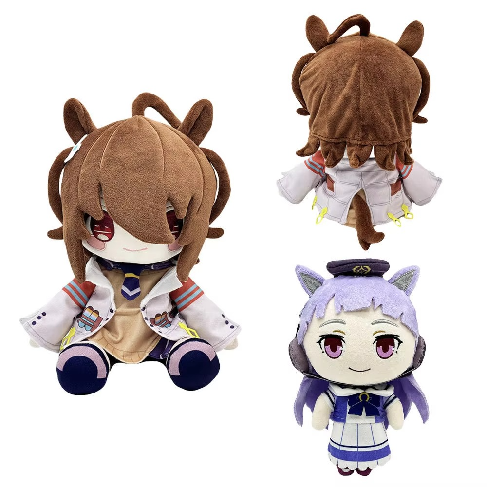30CM Anime Pretty Derby Agnes Tachyon Plush Doll Cartoon Girl Plushie Stuffed Toy Room Decor Pillows for Kids Birthday Xmas Gift