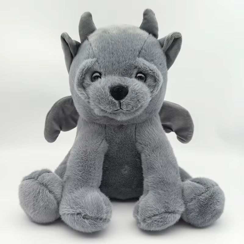 2025 New Gargoyle Bear Plush Toys Cartoon Animals Bear Toy Soft Pillow Plushie Halloween Christmas Kids Gift