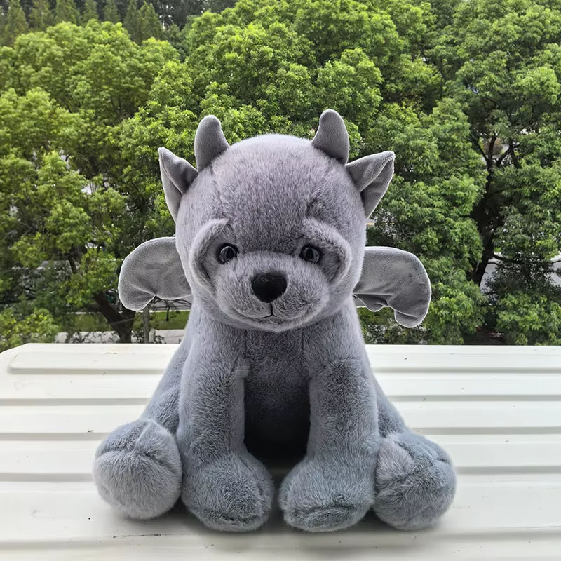 2025 New Gargoyle Bear Plush Toys Cartoon Animals Bear Toy Soft Pillow Plushie Halloween Christmas Kids Gift