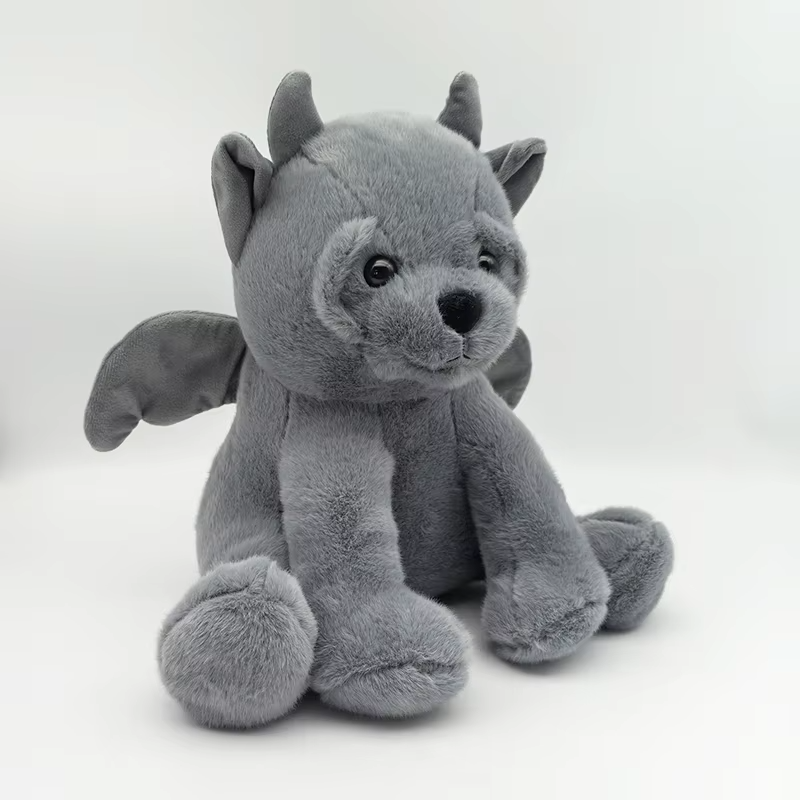 2025 New Gargoyle Bear Plush Toys Cartoon Animals Bear Toy Soft Pillow Plushie Halloween Christmas Kids Gift
