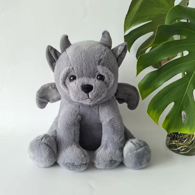 2025 New Gargoyle Bear Plush Toys Cartoon Animals Bear Toy Soft Pillow Plushie Halloween Christmas Kids Gift